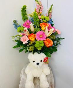MY SWEETIE BEAR BOUQUET – Brea Florist, Brea CA
