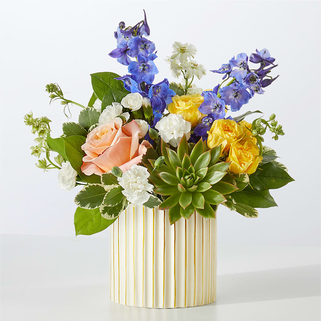 Cobalt Reverie Bouquet – Brea Florist, Brea CA