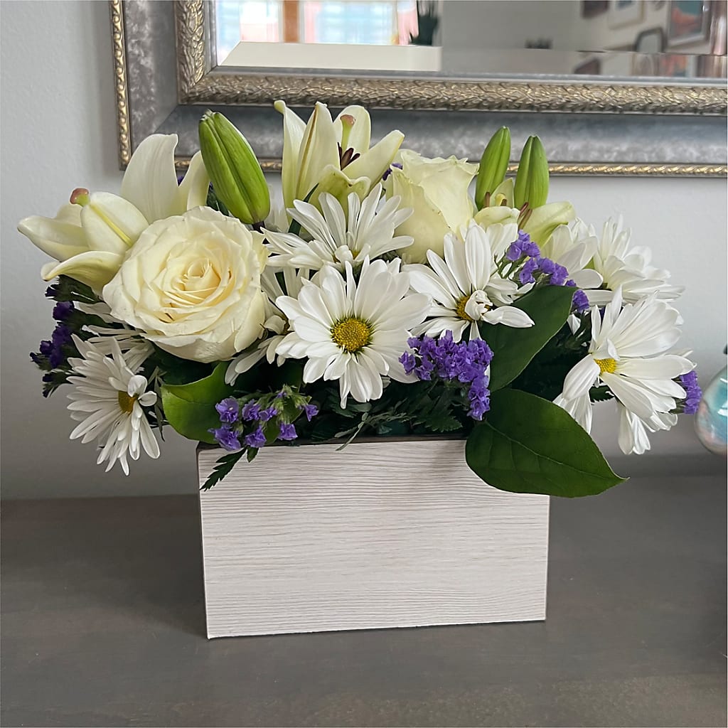 Beyond Blue Box Bouquet – Brea Florist, Brea CA