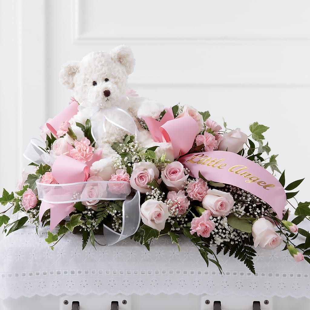 Touch of Sympathy Casket Spray – Brea Florist, Brea CA