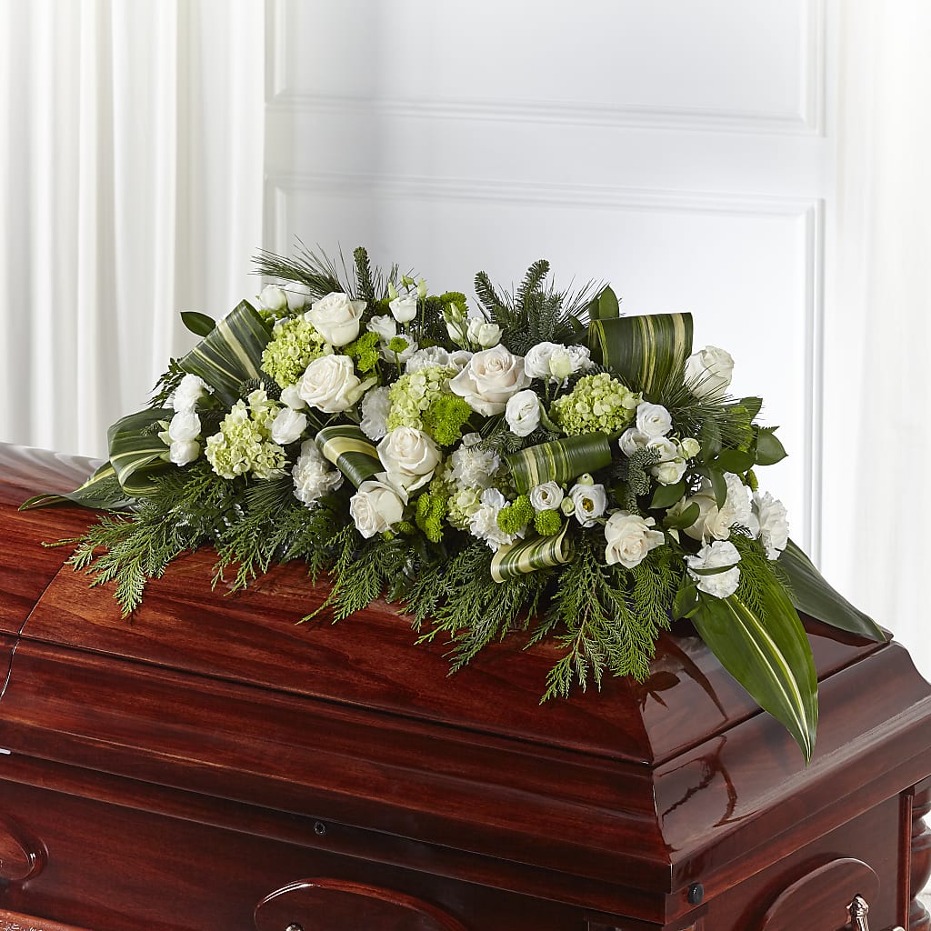 Hopeful Gesture Casket Spray – Brea Florist, Brea CA