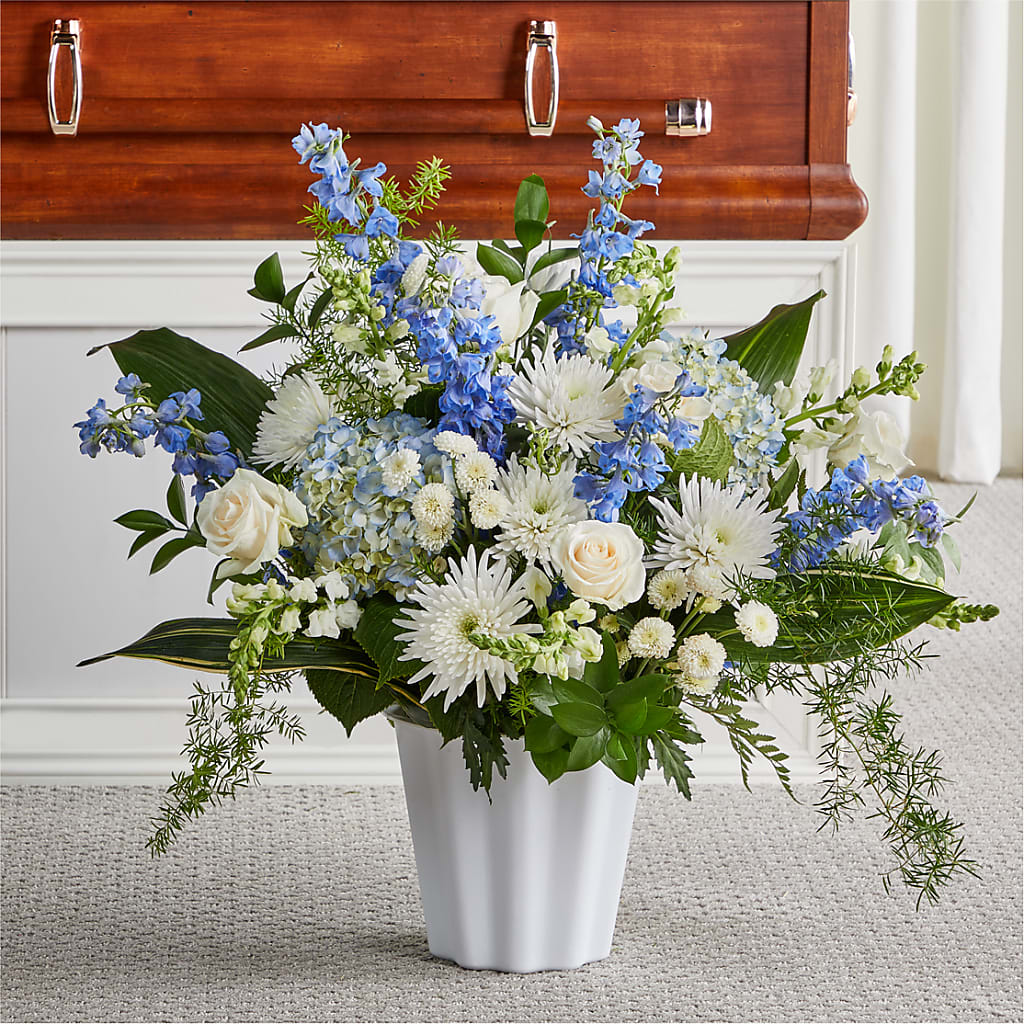 Everlasting Memories Floor Basket – Brea Florist, Brea CA