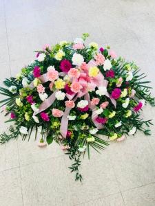 All Carnation Casket Spray