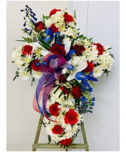 Patriotic Cross – Brea Florist, Brea CA