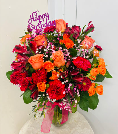 Happy Birthday To You Bouquet  –  Brea Florist, Brea CA