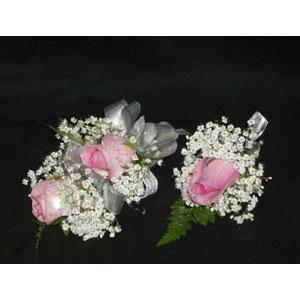 2 Pink Rose Corsage & Boutonniere –  Brea Florist, Brea CA