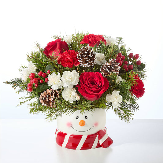 Jolly Snowman Bouquet –  Brea Florist, Brea CA