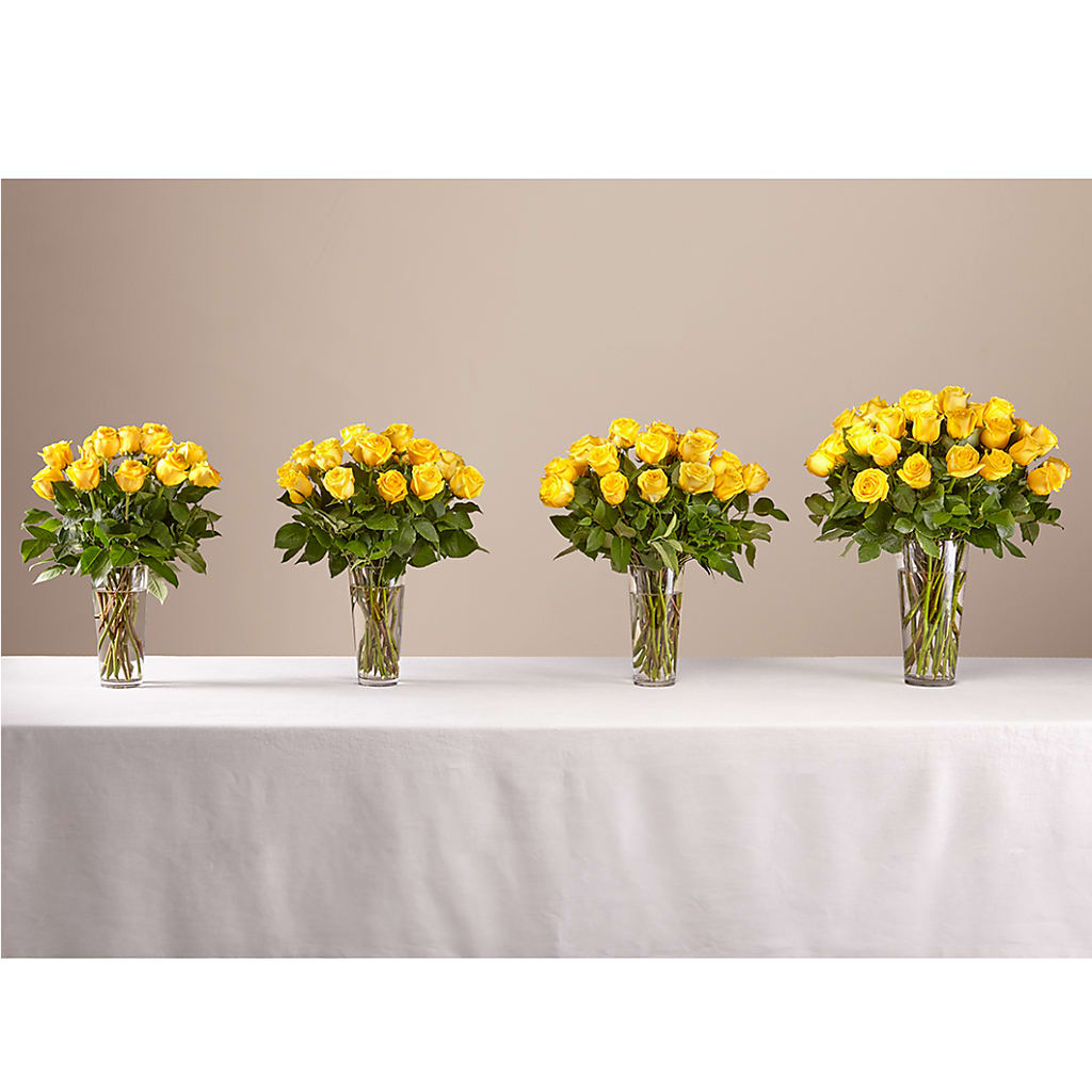 Long Stem Yellow Rose Bouquet –  Brea Florist, Brea CA