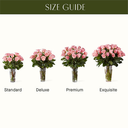 Long Stem Pink Rose Bouquet –  Brea Florist, Brea CA