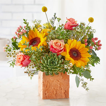 Sunflower Season Bouquet –  Brea Florist, Brea CA