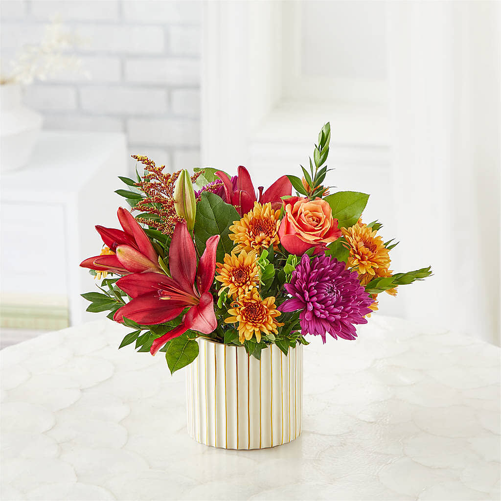 Burgundy Landscape Bouquet –  Brea Florist, Brea CA