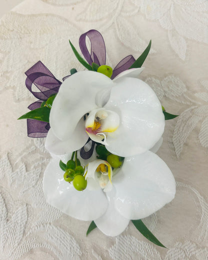 Elegant Orchid Floral Corsage –  Brea Florist, Brea CA