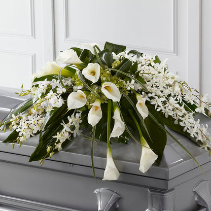 Angel Wings Casket Spray –  Brea Florist, Brea CA
