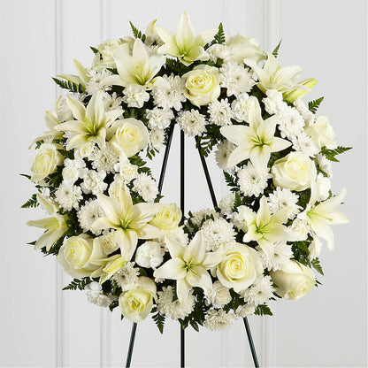 Treasured Tribute Wreath –  Brea Florist, Brea CA