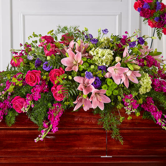 Radiant Tribute Casket Spray –  Brea Florist, Brea CA