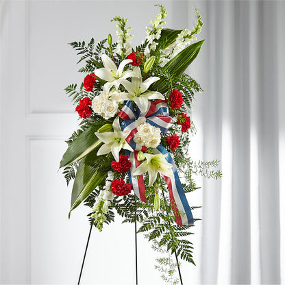 Stars of Life Standing Spray –  Brea Florist, Brea CA
