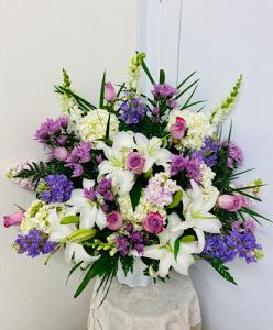 PURPLE REMEMBERANCE –  Brea Florist, Brea CA