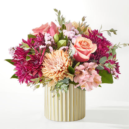 Berry Cobbler Bouquet with Ivory Vase –  Brea Florist, Brea CA
