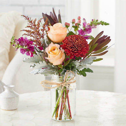 Moody Hues Bouquet –  Brea Florist, Brea CA