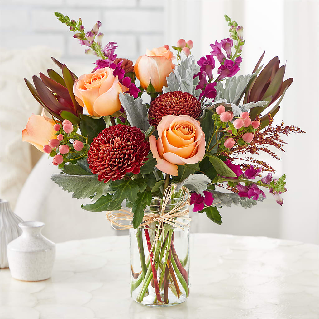 Moody Hues Bouquet –  Brea Florist, Brea CA