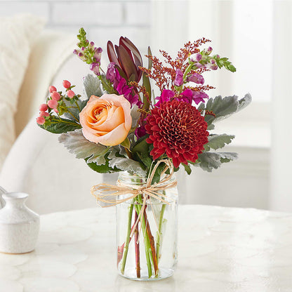 Moody Hues Bouquet –  Brea Florist, Brea CA