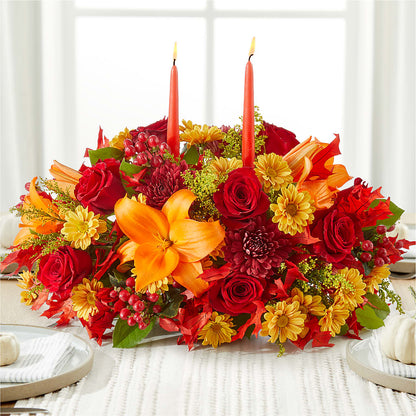 Autumn's Embrace Centerpiece –  Brea Florist, Brea CA