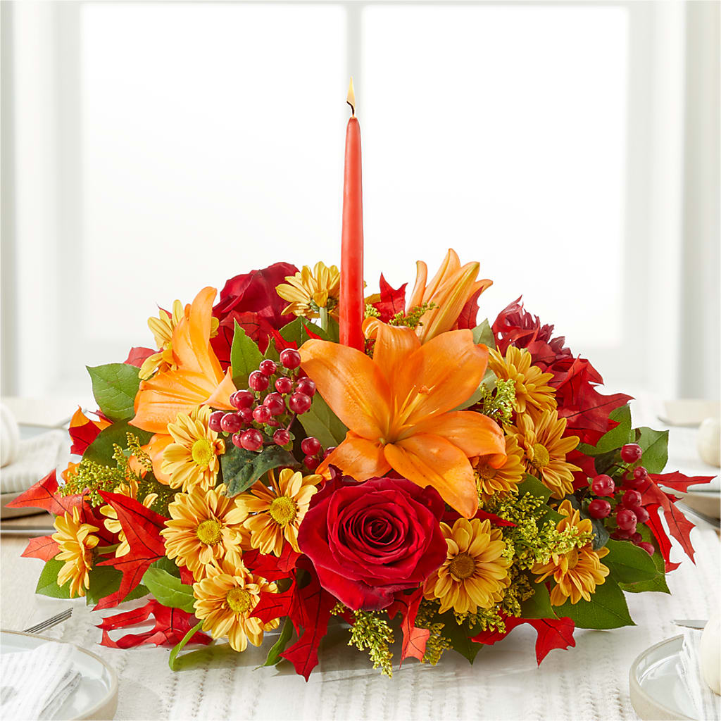 Autumn's Embrace Centerpiece –  Brea Florist, Brea CA