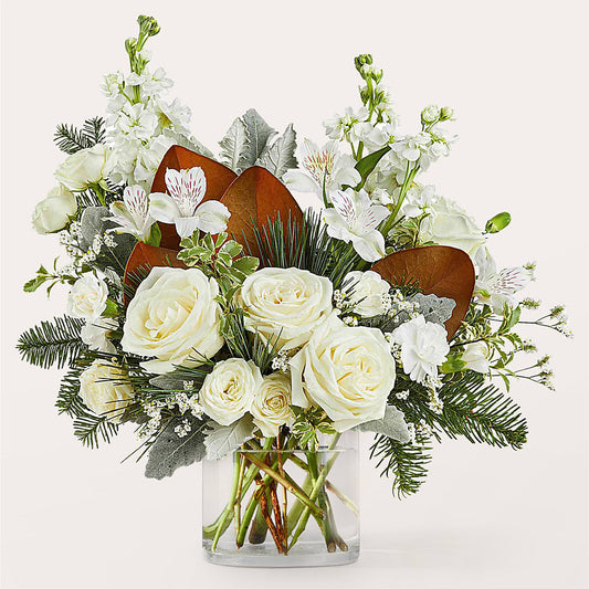 Fresh Snowfall Bouquet –  Brea Florist, Brea CA