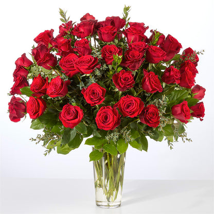 Forever Yours Fifty Stem Red Rose Bouquet –  Brea Florist, Brea CA