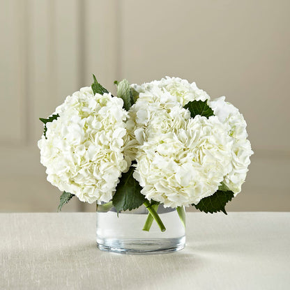 White Hydrangea Bouquet –  Brea Florist, Brea CA